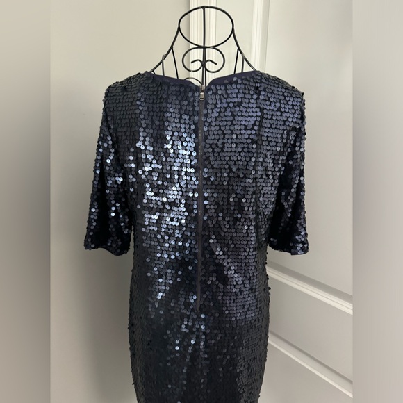 Rachel Rachel Roy Liza Blue Sequin Dress Size 6 - Picture 5 of 7